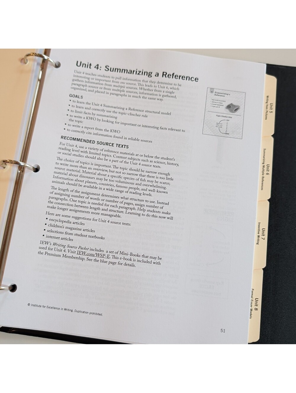 Teaching Writing Structure & Style, Student Resource Notebook, Classical - Picture 4 of 8